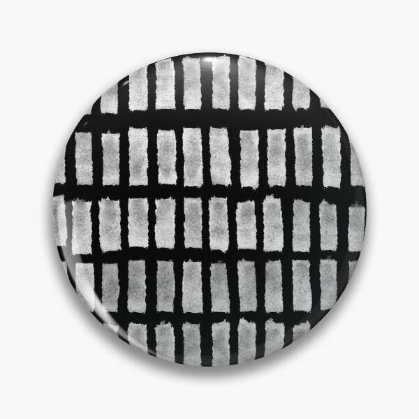 Item preview, White Grid on Black, Brush Strokes  designed and sold by OneThreeSix.