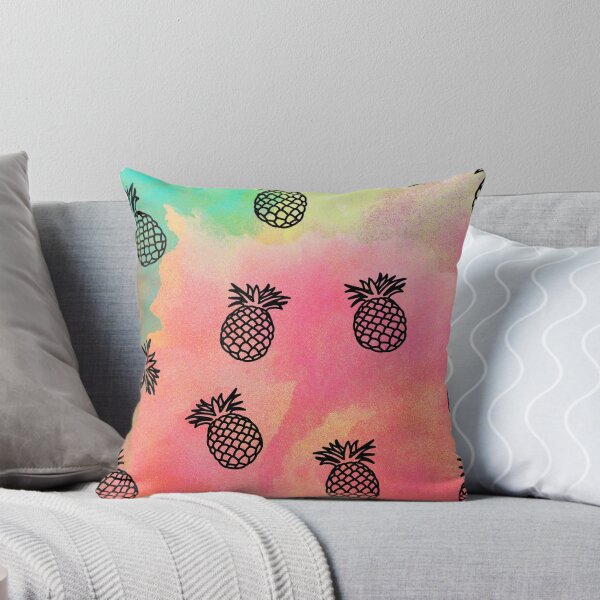 Item preview, Tropical Watercolor Tapestry with Pattern of Pineapples designed and sold by Greenbaby.