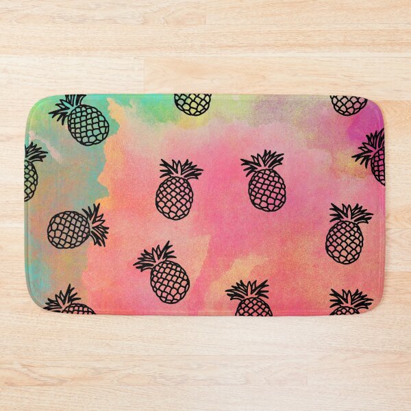 Item preview, Tropical Watercolor Tapestry with Pattern of Pineapples designed and sold by Greenbaby.