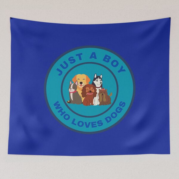 Item preview, Just a boy who loves Dogs designed and sold by fev-rocks.