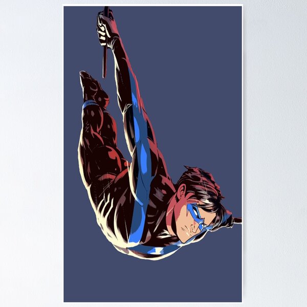 Item preview, Nightwing Poster designed and sold by Mearbear12345.