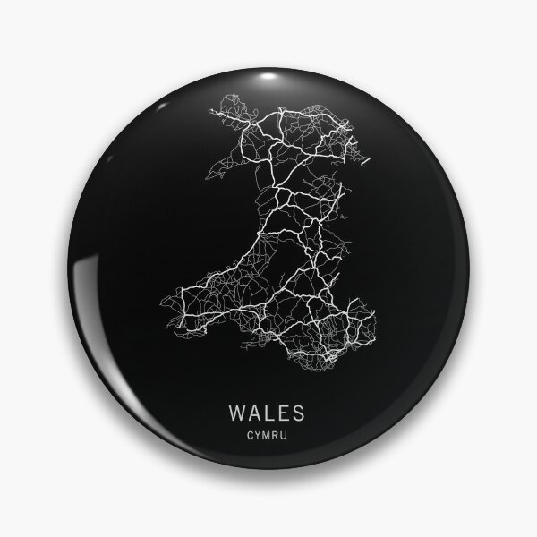 Item preview, Wales Road Map designed and sold by clarkstpress.