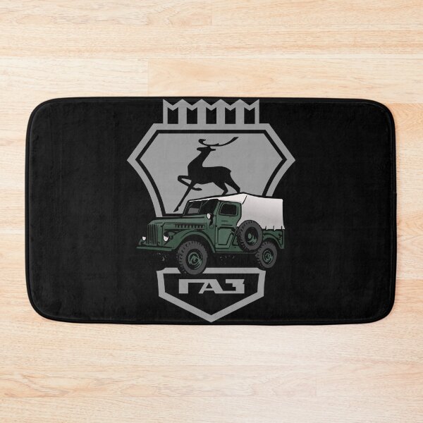Item preview, GAZ 69 with logo - Soviet Offroad Extraordinaire! (on black) designed and sold by Groenendijk.