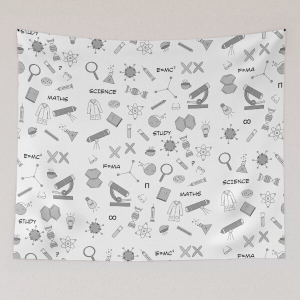 Item preview, Trust the science gray cute pattern designed and sold by LR-7.