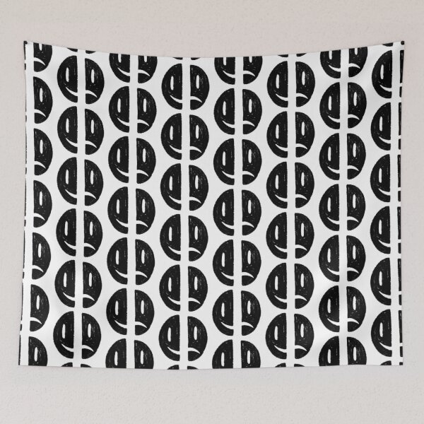 Item preview, happy/sad smiley aesthetic designed and sold by --Camiila--.