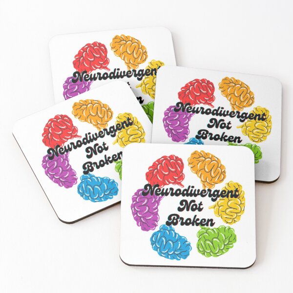 Item preview, Neurodivergent, Not Broken designed and sold by Kate_Create.