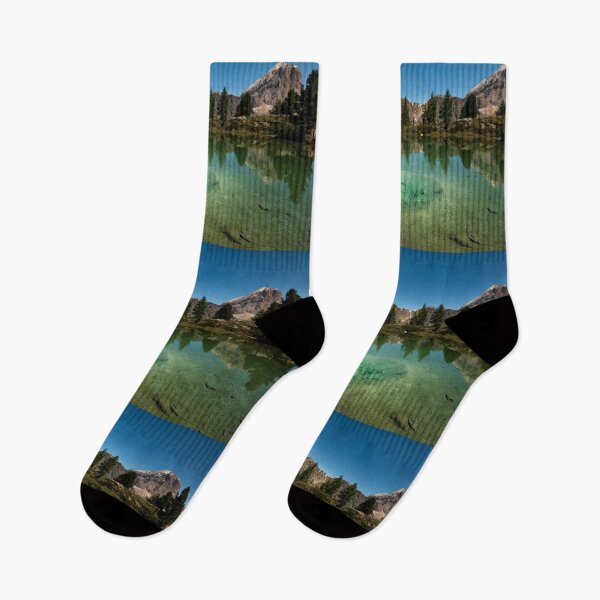 Item preview, Mountains with crystal clear lake. Landscape motif designed and sold by Kallexos.