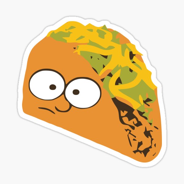 Diprito Locos Taco Sticker