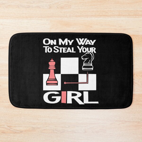 Item preview, Chess Knight and Chess Queen - On My Way To Steal Your Girl designed and sold by jacob-jendrey.
