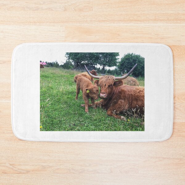 Item preview, Scottish Highland Cattle Cow and Calf 2464 designed and sold by SaarelaHighland.