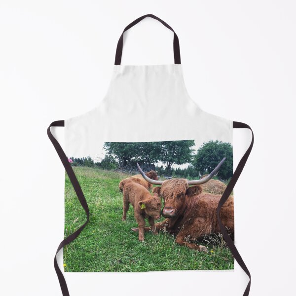 Item preview, Scottish Highland Cattle Cow and Calf 2464 designed and sold by SaarelaHighland.