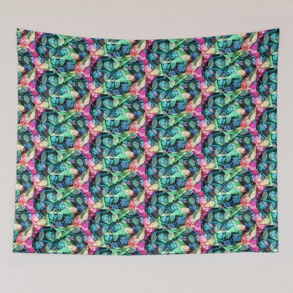 Item preview, grape-leaf and red pattern. by c.a.2021 designed and sold by smiley100.
