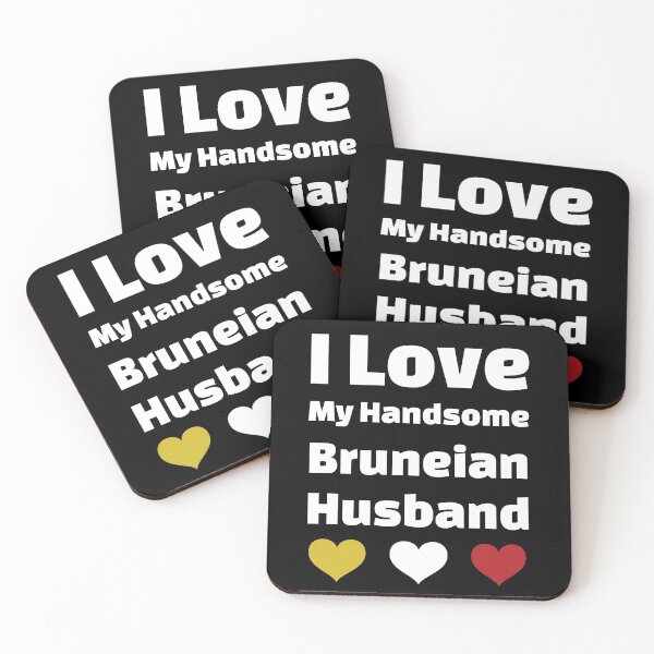 Item preview, I Love My Handsome Bruneian Husband - Brunei Husband designed and sold by DiceNLDesigns.
