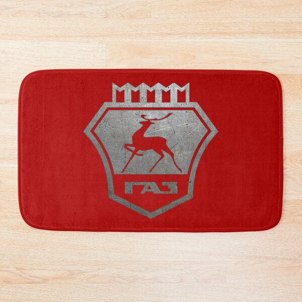 Item preview, GAZ logo - Gorky Automobile Factory - Soviet Offroad Extraordinaire! (on red) designed and sold by Groenendijk.