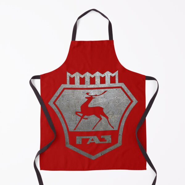 Item preview, GAZ logo - Gorky Automobile Factory - Soviet Offroad Extraordinaire! (on red) designed and sold by Groenendijk.