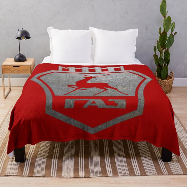 Item preview, GAZ logo - Gorky Automobile Factory - Soviet Offroad Extraordinaire! (on red) designed and sold by Groenendijk.