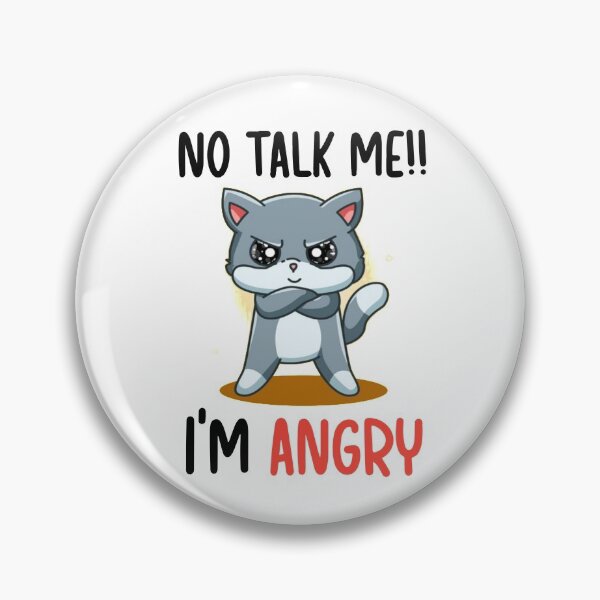 Item preview, no talk me im angry designed and sold by Designhub14.