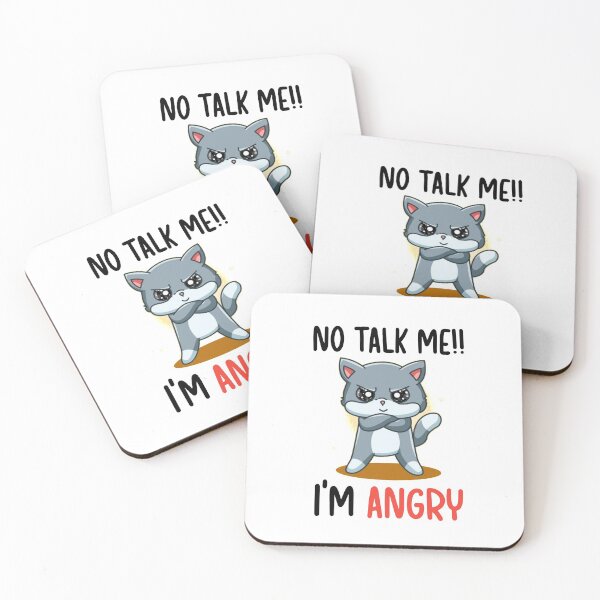 Item preview, no talk me im angry designed and sold by Designhub14.