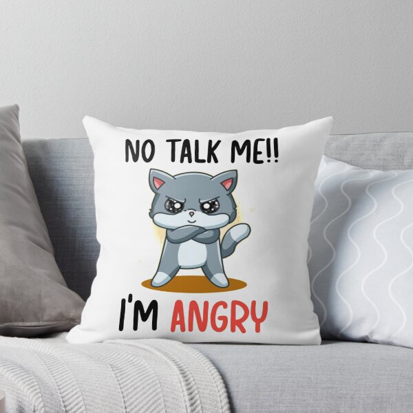 Item preview, no talk me im angry designed and sold by Designhub14.