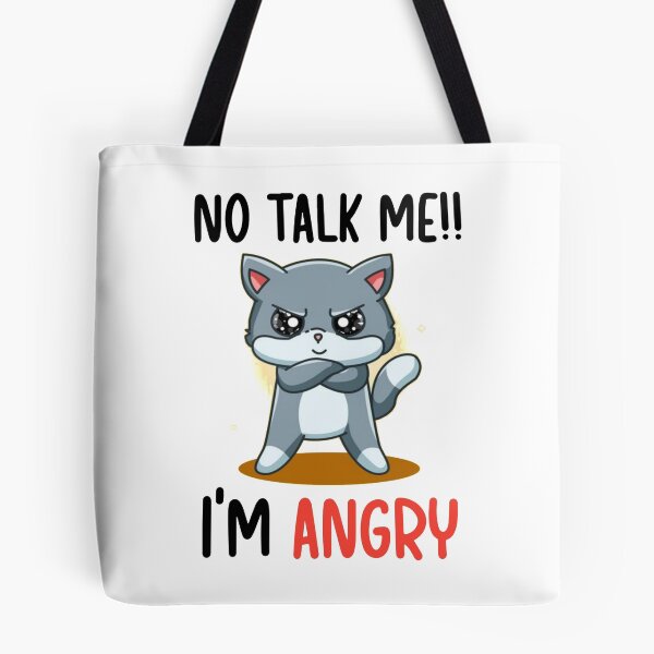 Item preview, no talk me im angry designed and sold by Designhub14.