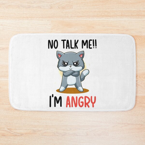 Item preview, no talk me im angry designed and sold by Designhub14.
