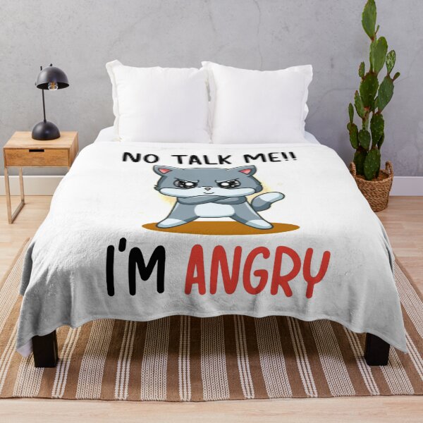 Item preview, no talk me im angry designed and sold by Designhub14.