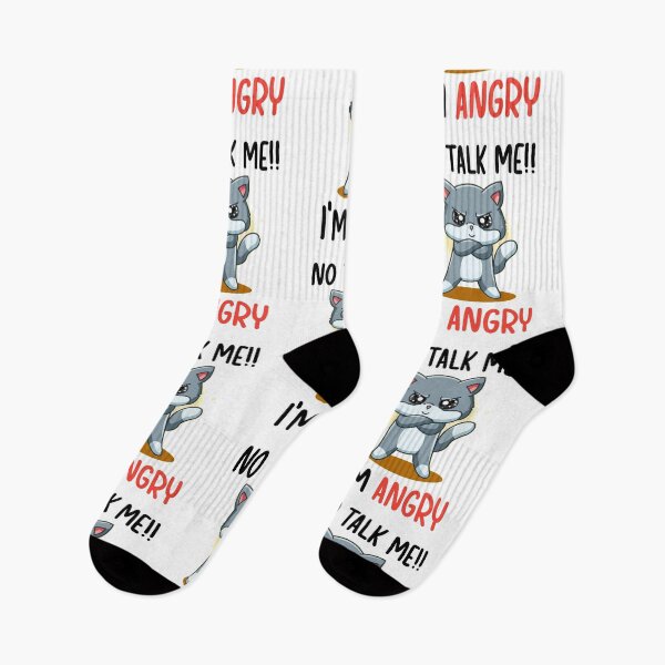Item preview, no talk me im angry designed and sold by Designhub14.