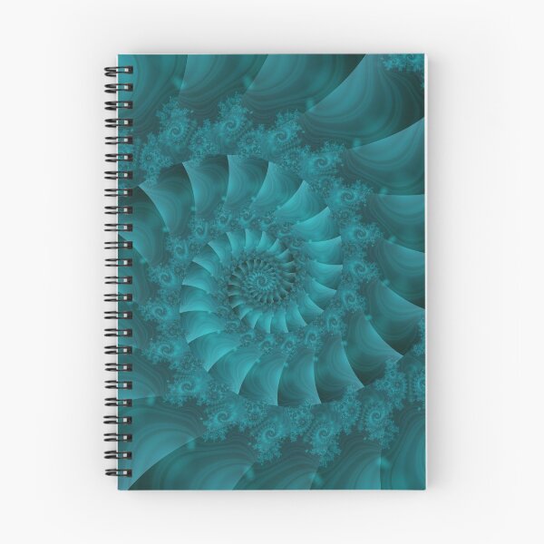 Item preview, Turquoise Spiral Fractal designed and sold by Kitty Bitty.