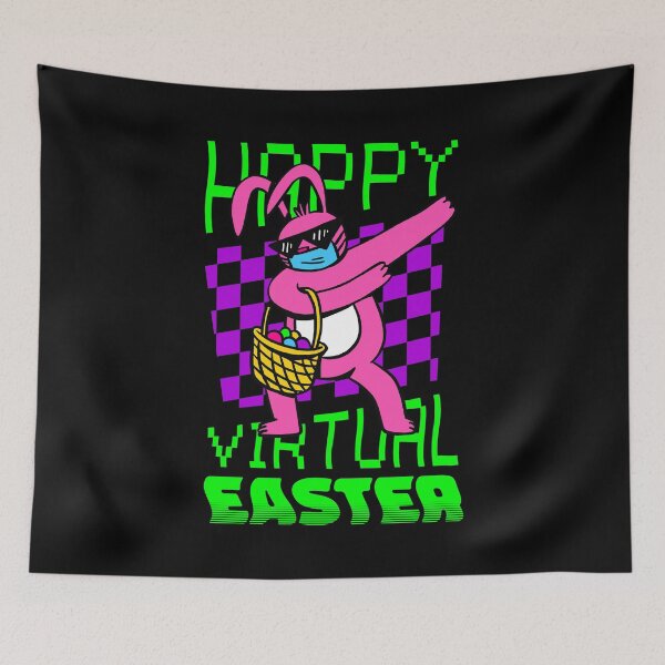 Item preview, virtual easter bunny pandemic lockdown  designed and sold by Gossip Rag.