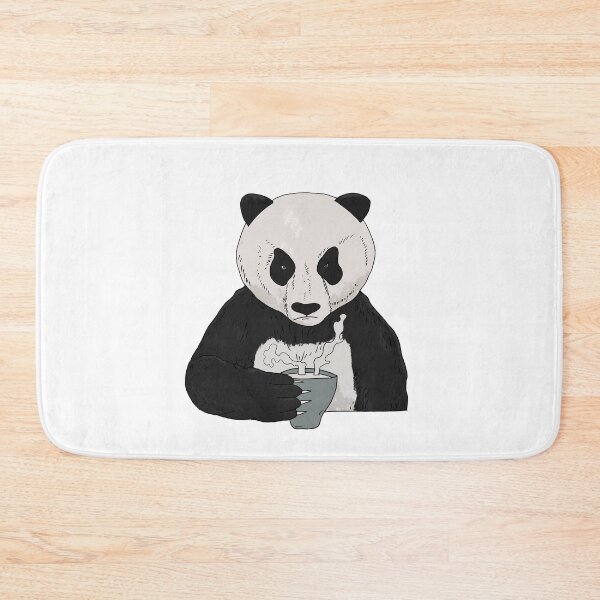Item preview, Grumpy Panda Bear with Coffee Morning Grouch designed and sold by Mesyo.