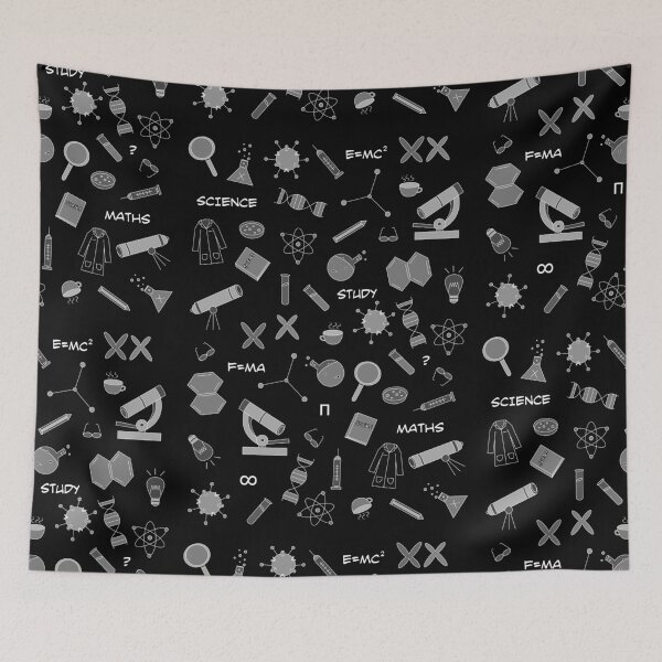 Item preview, Trust the science black cute pattern designed and sold by LR-7.