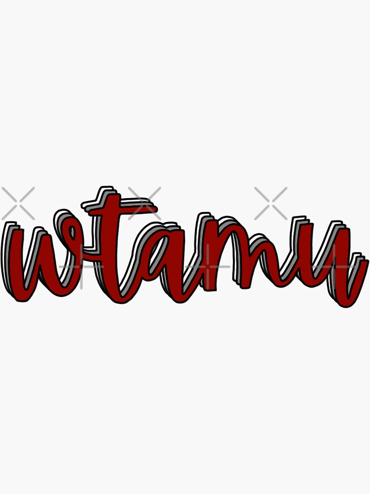 "West Texas A&M" Sticker for Sale by tuckerhowell Redbubble