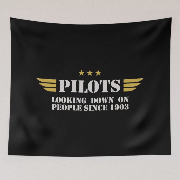 Item preview, PILOT AIRPLANE - LOOKING DOWN PEOPLE SINCE 1903 designed and sold by pannolinno.