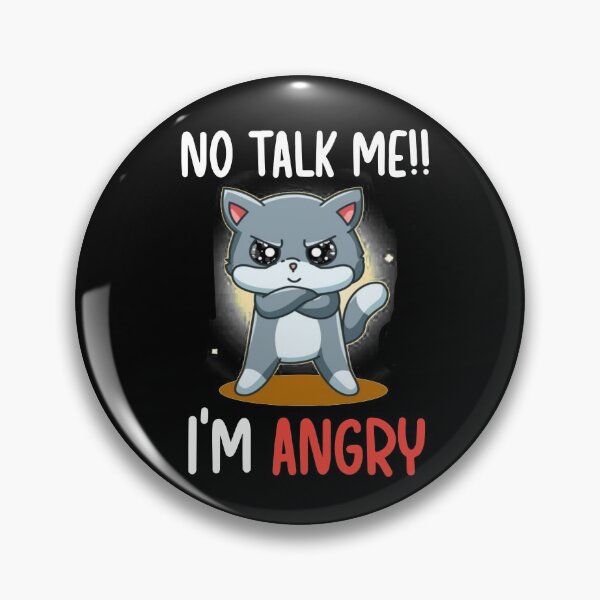 Item preview, no talk me im angry designed and sold by Designhub14.