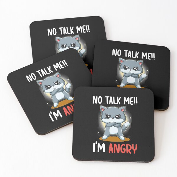 Item preview, no talk me im angry designed and sold by Designhub14.