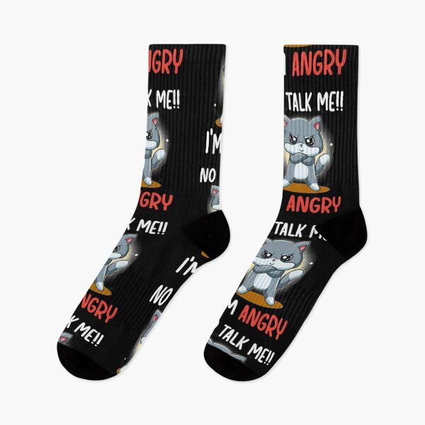 Item preview, no talk me im angry designed and sold by Designhub14.