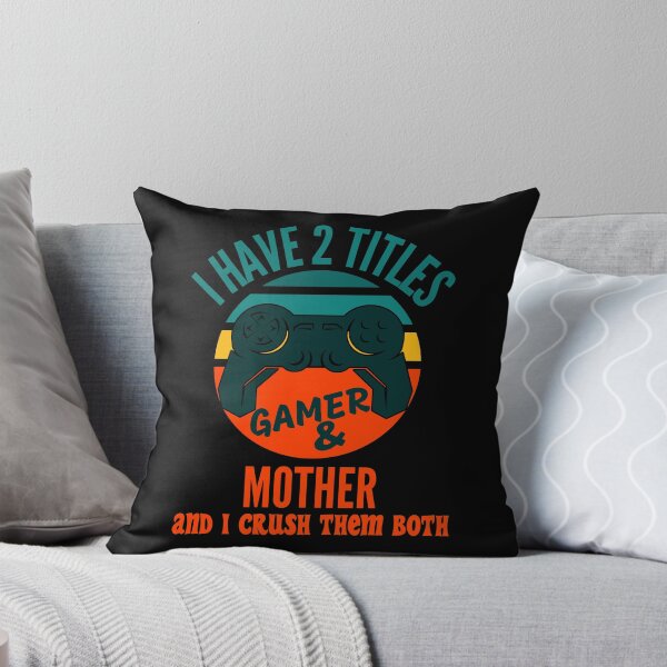 Item preview, Retro I Have 2 Titles Mother And Gamer designed and sold by gthylla.