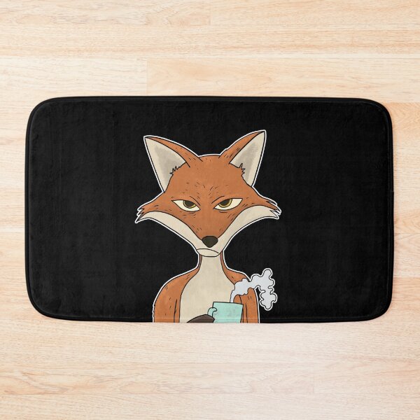 Item preview, Grumpy Fox with Coffee Morning Grouch designed and sold by Mesyo.