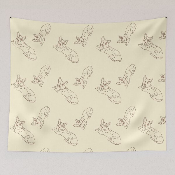 Item preview, Corgi Zen Vintage yellow designed and sold by dulceanic.