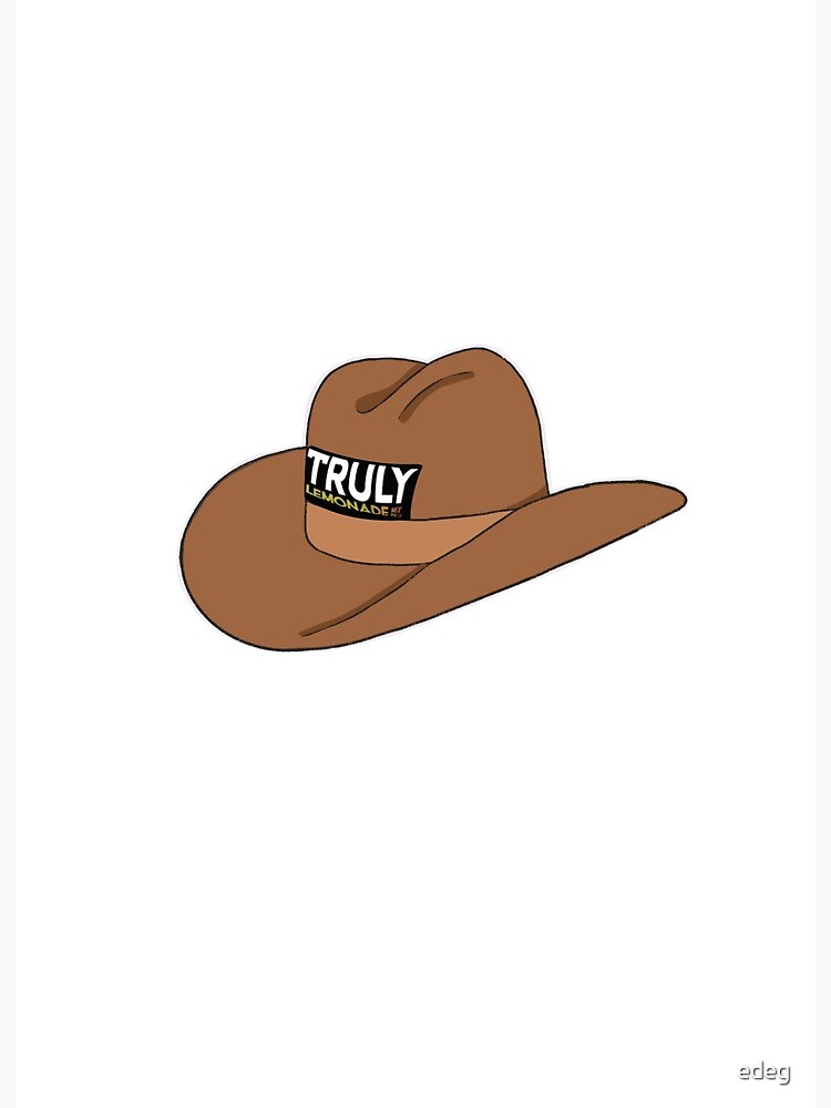 truly seltzer cowboy hat