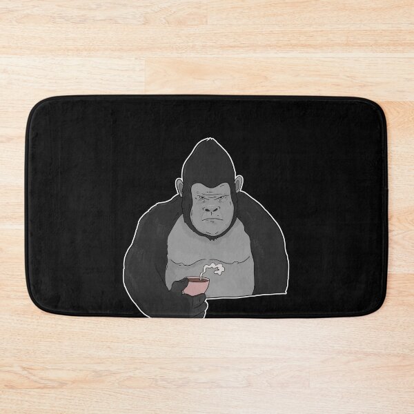 Item preview, Grumpy Gorilla Ape with Coffee Morning Grouch designed and sold by Mesyo.