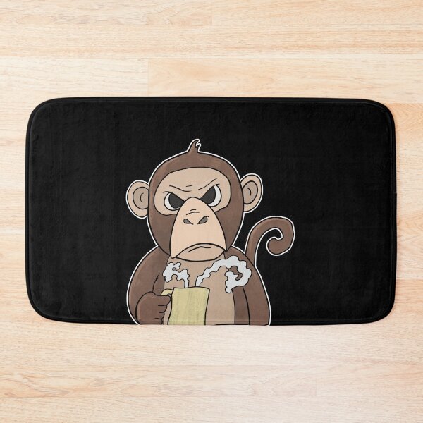 Item preview, Grumpy little monkey with Coffee Morning Grouch designed and sold by Mesyo.