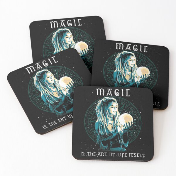 Aperçu de l'œuvre La magie est l’art de la vie elle-même, Crowley, Magie, Sorcellerie, Conception occulte, Wiccan, Cadeau occulte créée et vendue par Proverbial Wisdom Design.
