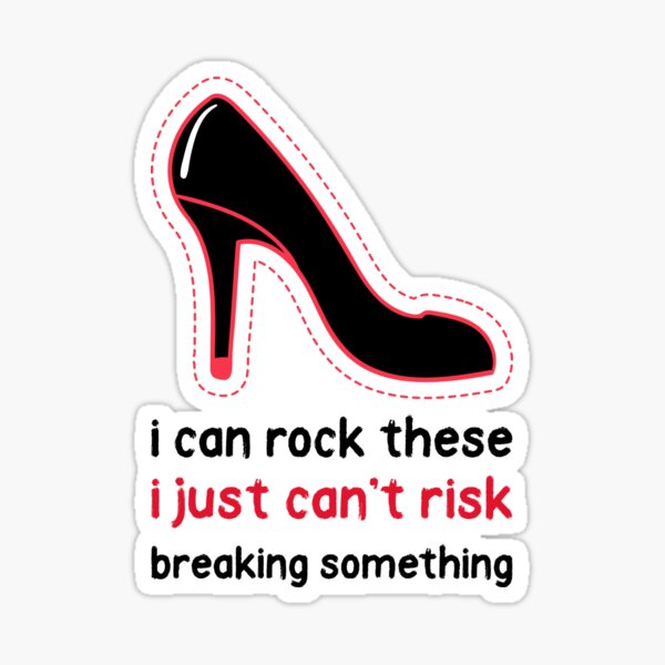 Red Bottom Heels Sticker for Sale by meliagrace