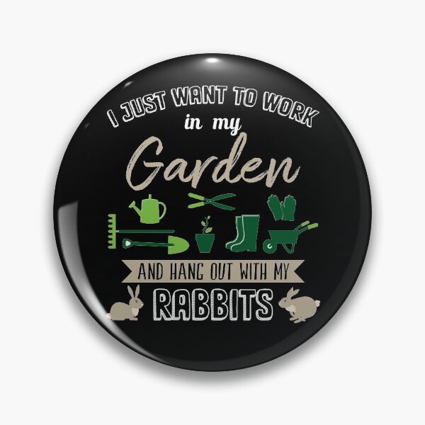 Item preview, Garden & Rabbit / Bunny Gardener with Bunny Gift designed and sold by Lenny Stahl.