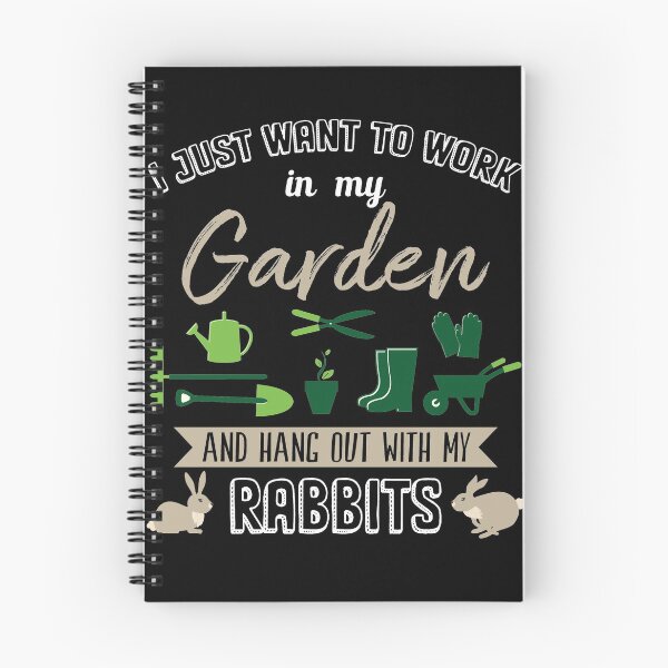 Item preview, Garden & Rabbit / Bunny Gardener with Bunny Gift designed and sold by Lenny Stahl.