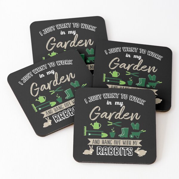 Item preview, Garden & Rabbit / Bunny Gardener with Bunny Gift designed and sold by Lenny Stahl.