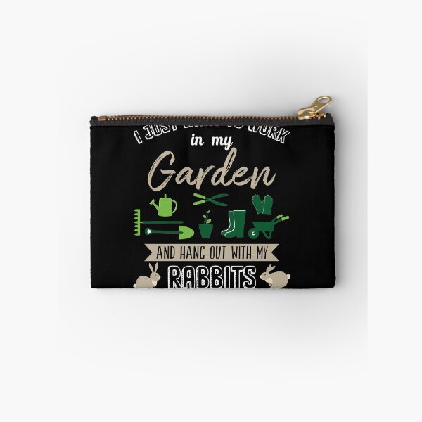 Item preview, Garden & Rabbit / Bunny Gardener with Bunny Gift designed and sold by Lenny Stahl.