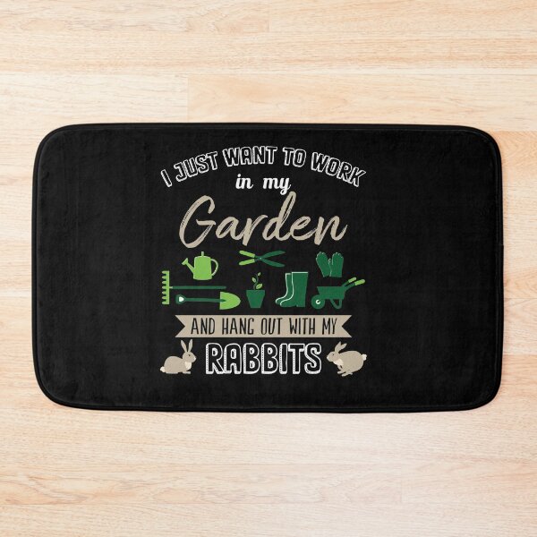 Item preview, Garden & Rabbit / Bunny Gardener with Bunny Gift designed and sold by Lenny Stahl.