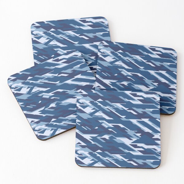 Item preview, Geometric Blue Camo Print designed and sold by TopTrendNow.